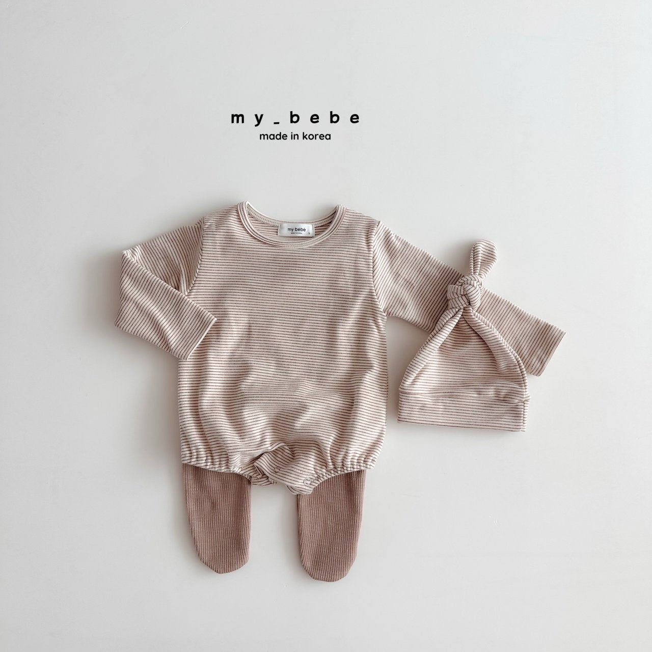 [PRE-ORDER] Tong Tong Body Suit + Bonnet Set