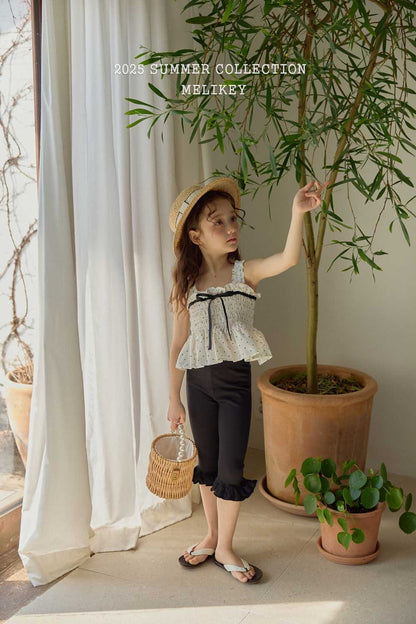 Jenny Ribbon Blouse [Black/M(3-4yr)]