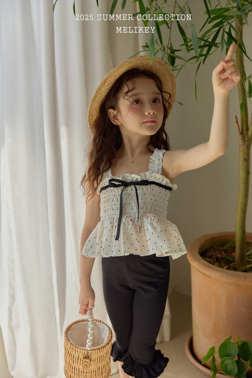 Jenny Ribbon Blouse [Black/M(3-4yr)]
