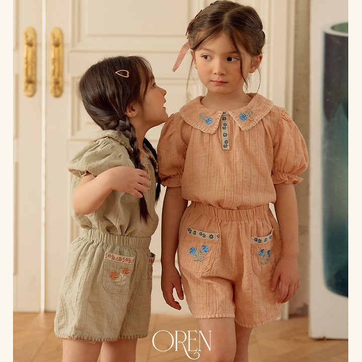 [PRE-ORDER] Florent Embroidery Top Bottom Set