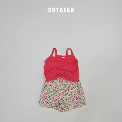[PRE-ORDER] Strawberry Floral Top Bottom Set