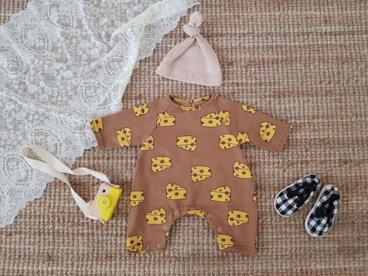 [PRE-ORDER] Cheese Body Suit + Bonnet Set
