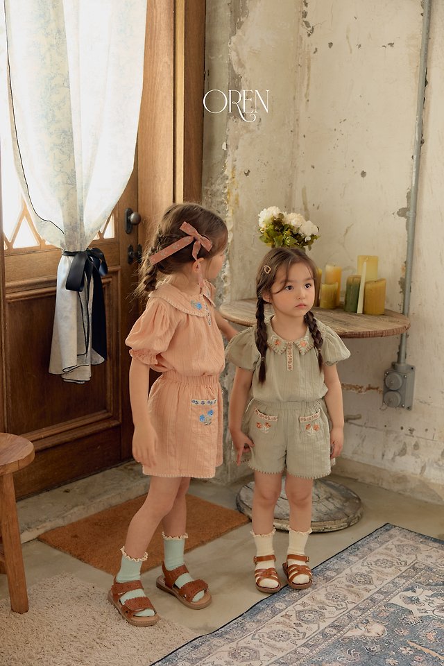 [PRE-ORDER] Florent Embroidery Top Bottom Set