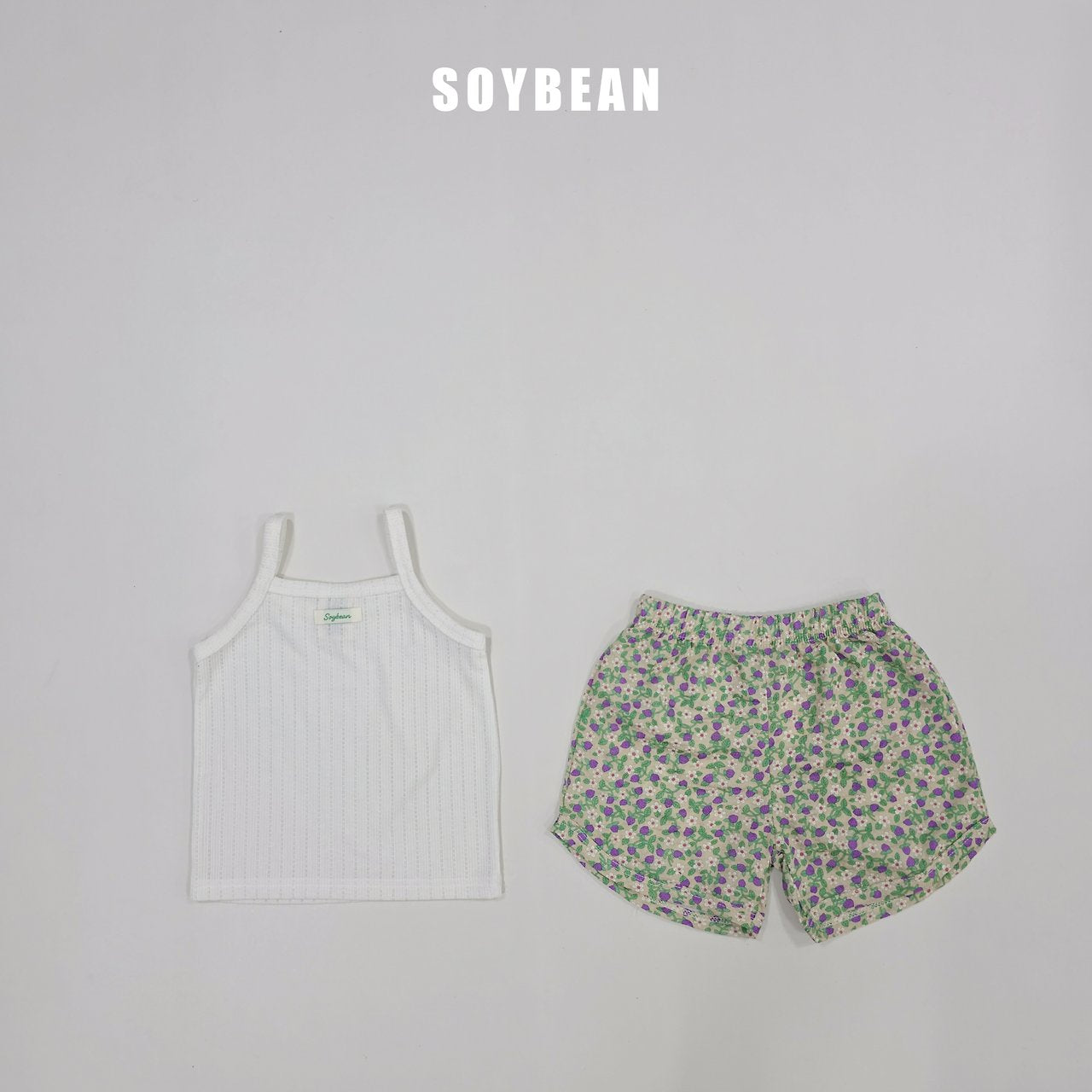 [PRE-ORDER] Strawberry Floral Top Bottom Set