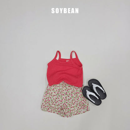 [PRE-ORDER] Strawberry Floral Top Bottom Set