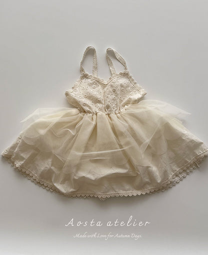 [PRE-ORDER] Lace Tulip Layered Dress