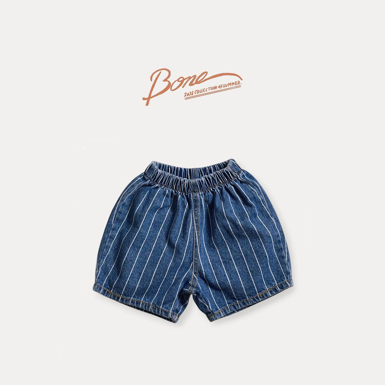 [PRE-ORDER] Stripe Denim Shorts