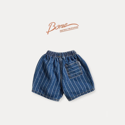 [PRE-ORDER] Stripe Denim Shorts