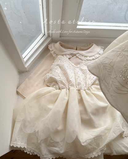 [PRE-ORDER] Lace Tulip Layered Dress