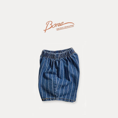 [PRE-ORDER] Stripe Denim Shorts