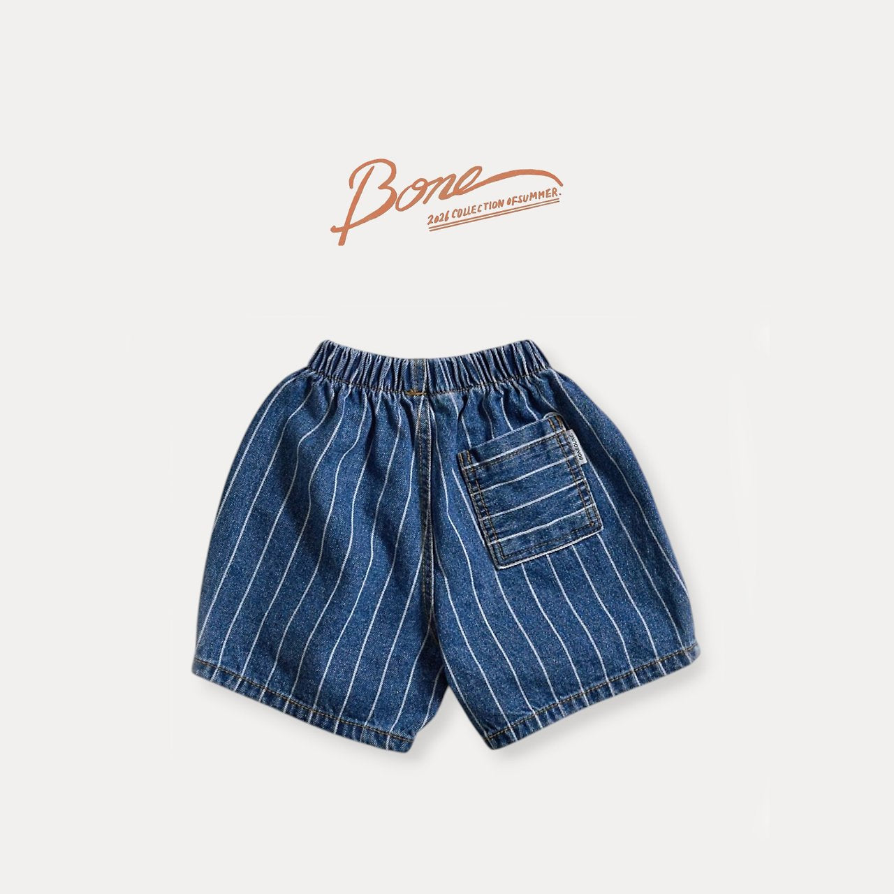 [PRE-ORDER] Stripe Denim Shorts