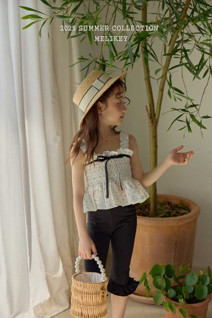 Jenny Ribbon Blouse [Black/M(3-4yr)]