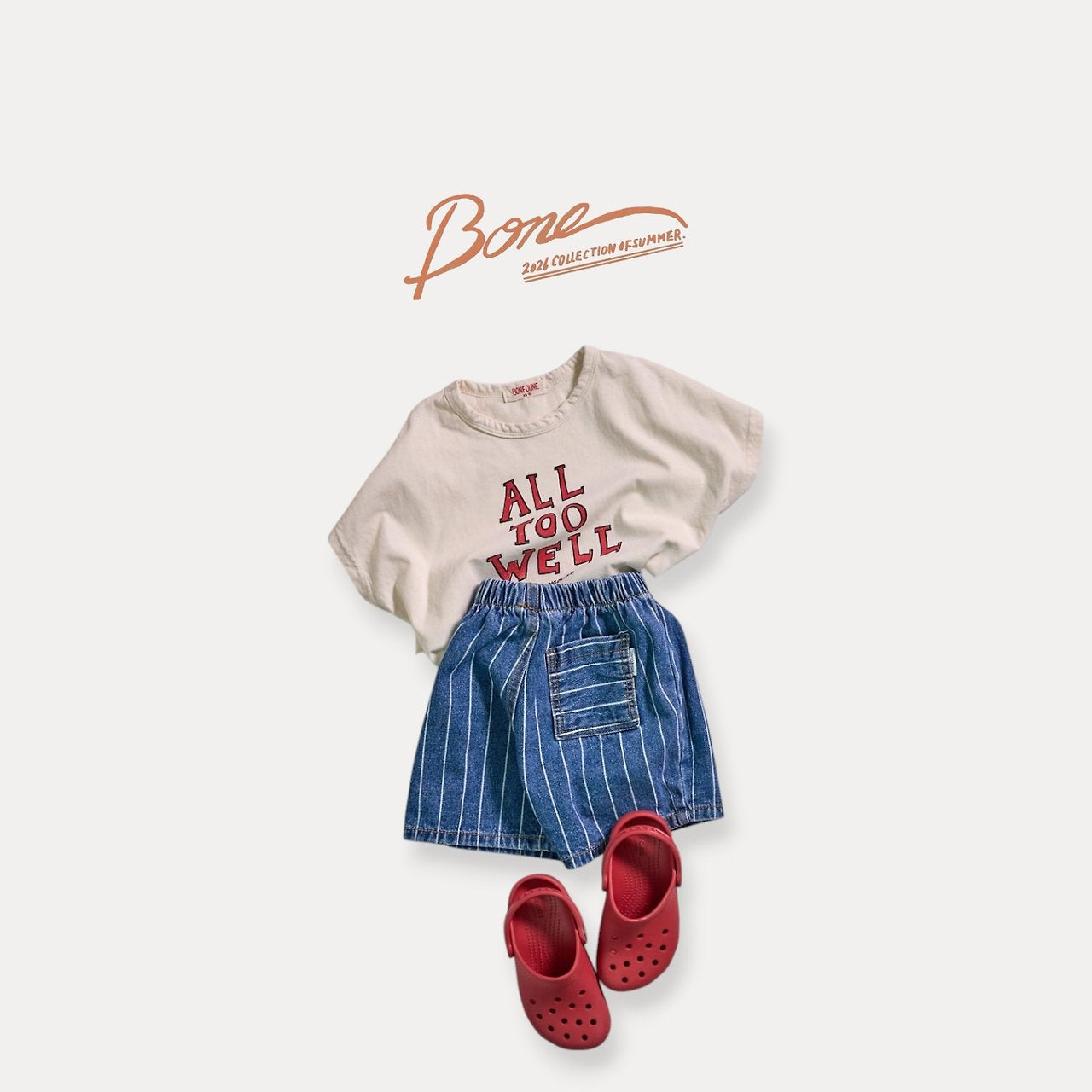 [PRE-ORDER] Stripe Denim Shorts