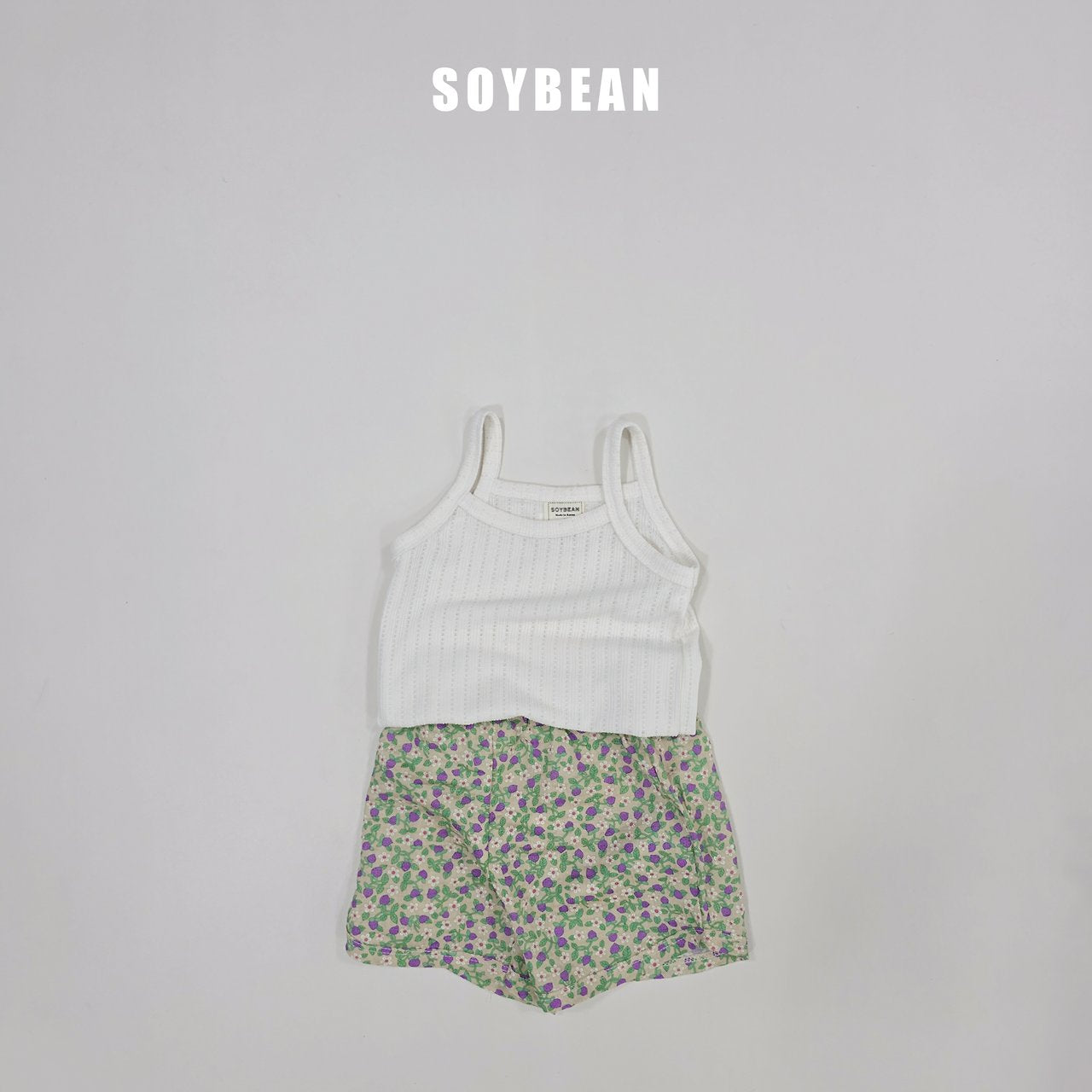 [PRE-ORDER] Strawberry Floral Top Bottom Set