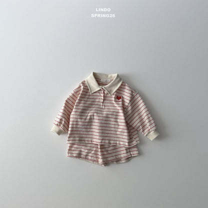 [PRE-ORDER] Sand Collar Top Bottom Set