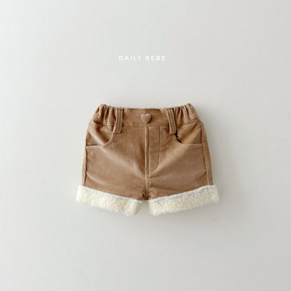 [PRE-ORDER] Sherpa Heart Shorts
