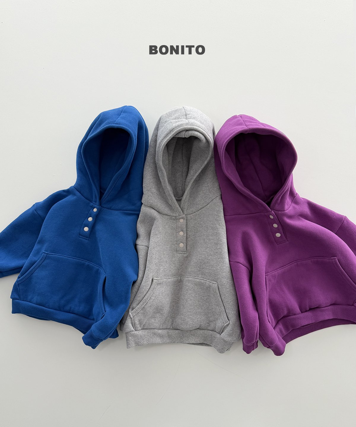 [PRE-ORDER] Button Hoodie Sweatshirts