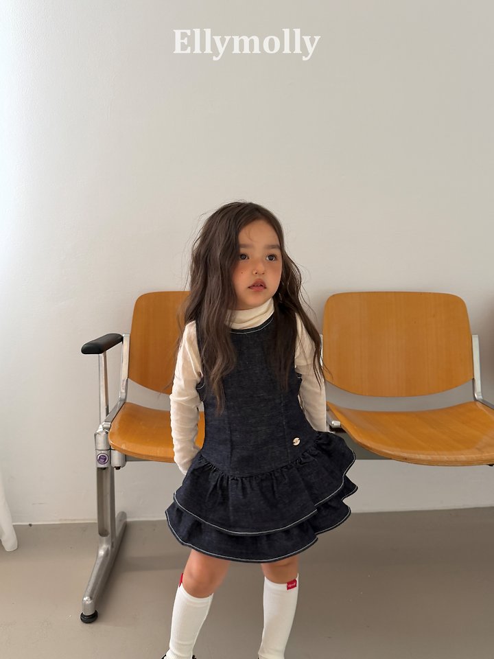 [PRE-ORDER] Mona Frill Denim Dress