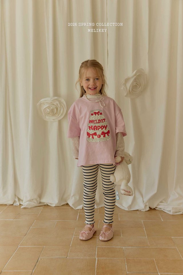 Cake T-Shirts [Pink/JS(8-9yr)]