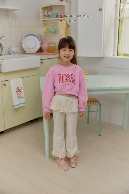 [PRE-ORDER] Double Frill Boot-Cut Pants