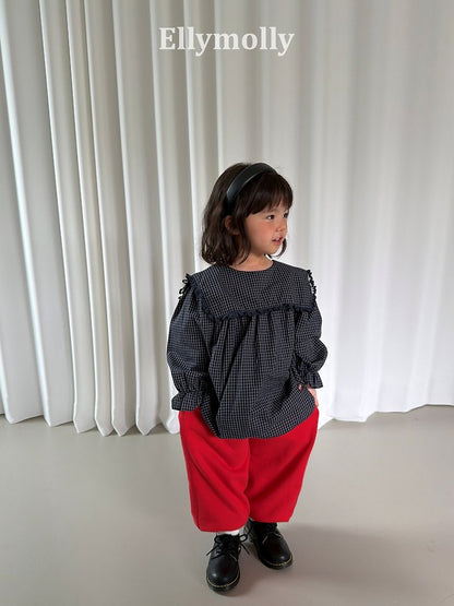 [PRE-ORDER] Musk Check Blouse
