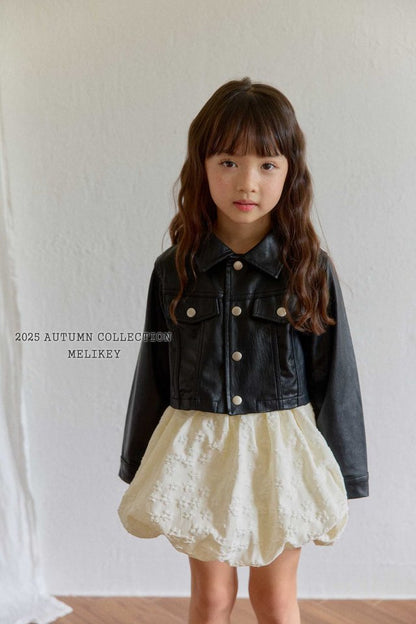[PRE-ORDER] Faux Leather Short Jacket