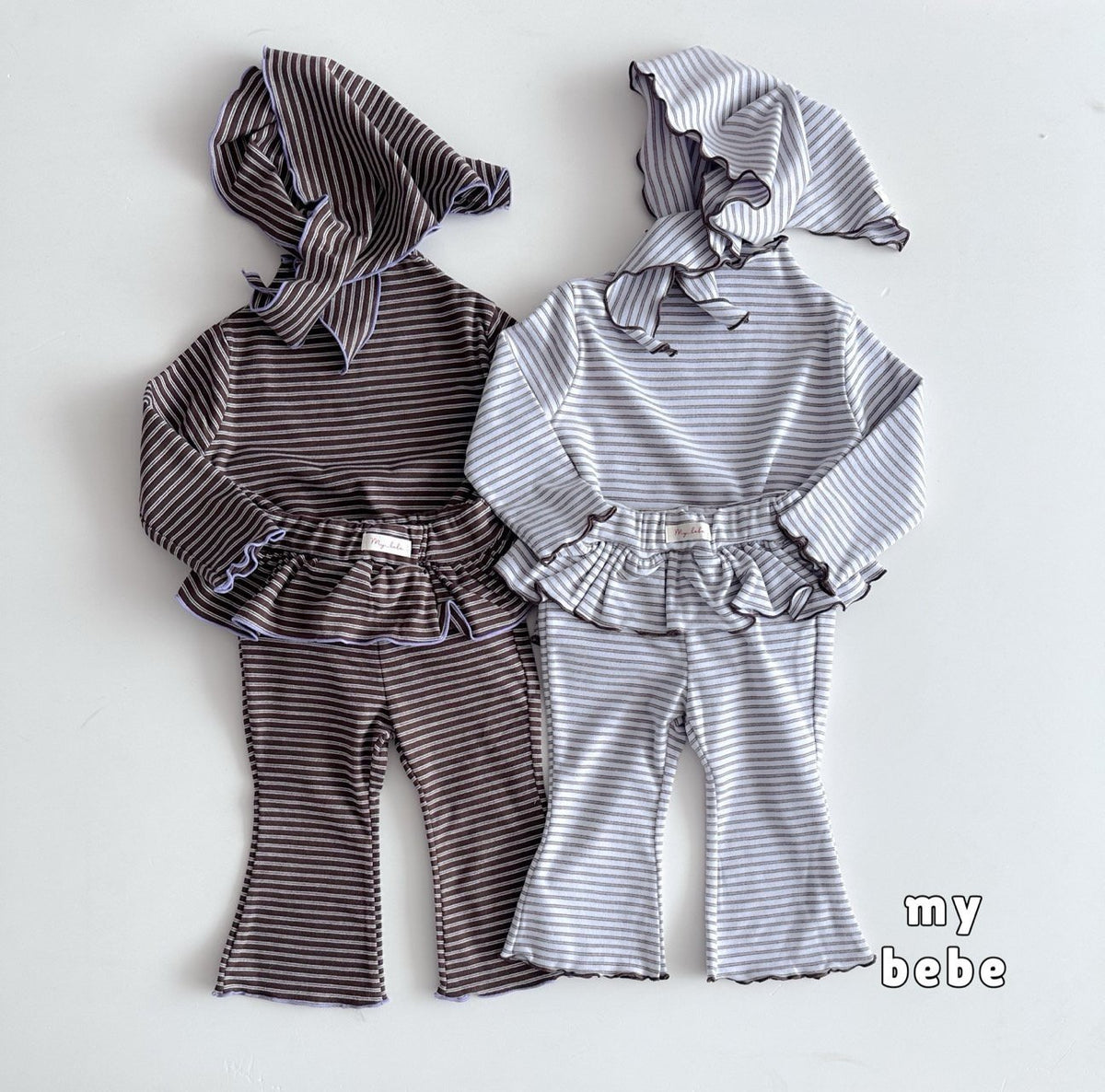 [PRE-ORDER] Stripe Frill Pants