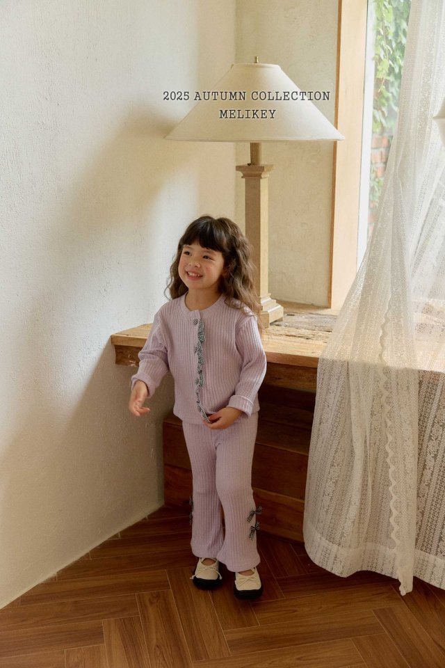 [PRE-ORDER] Popo Ribbon Boot-Cut Pants