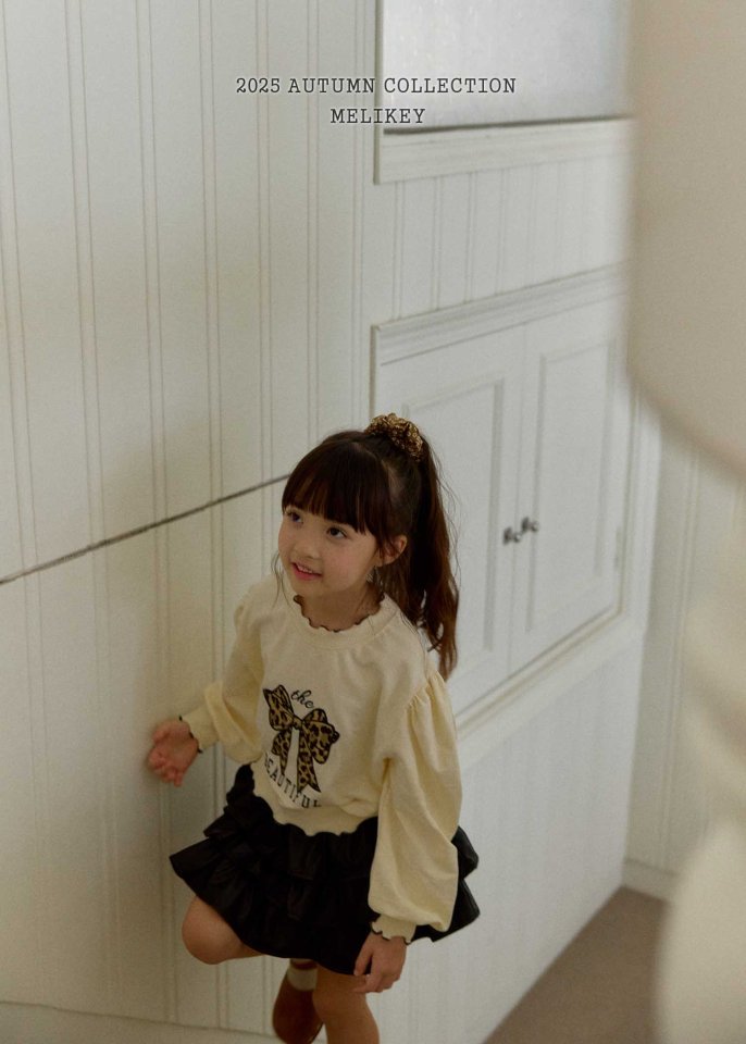 [PRE-ORDER] Leopard Ribbon Sweatshirts