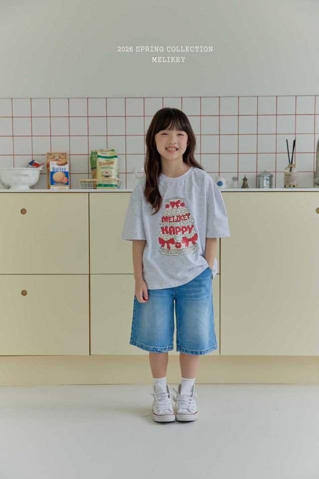 Cake T-Shirts [Pink/JS(8-9yr)]