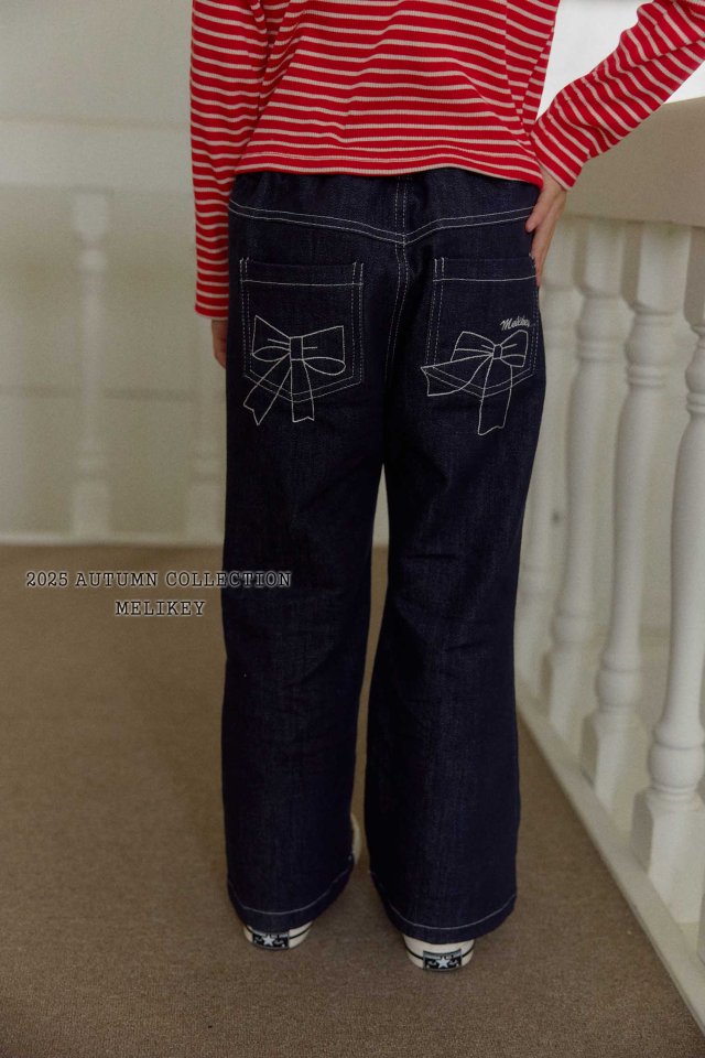 [PRE-ORDER] Pol Ribbon Boot-Cut Pants