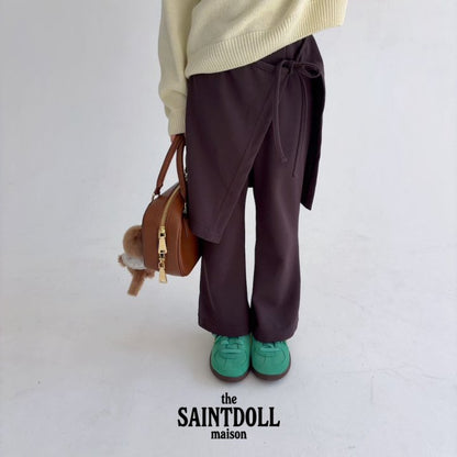 [PRE-ORDER] Wrap Boot-Cut Pants (Mom Couple)