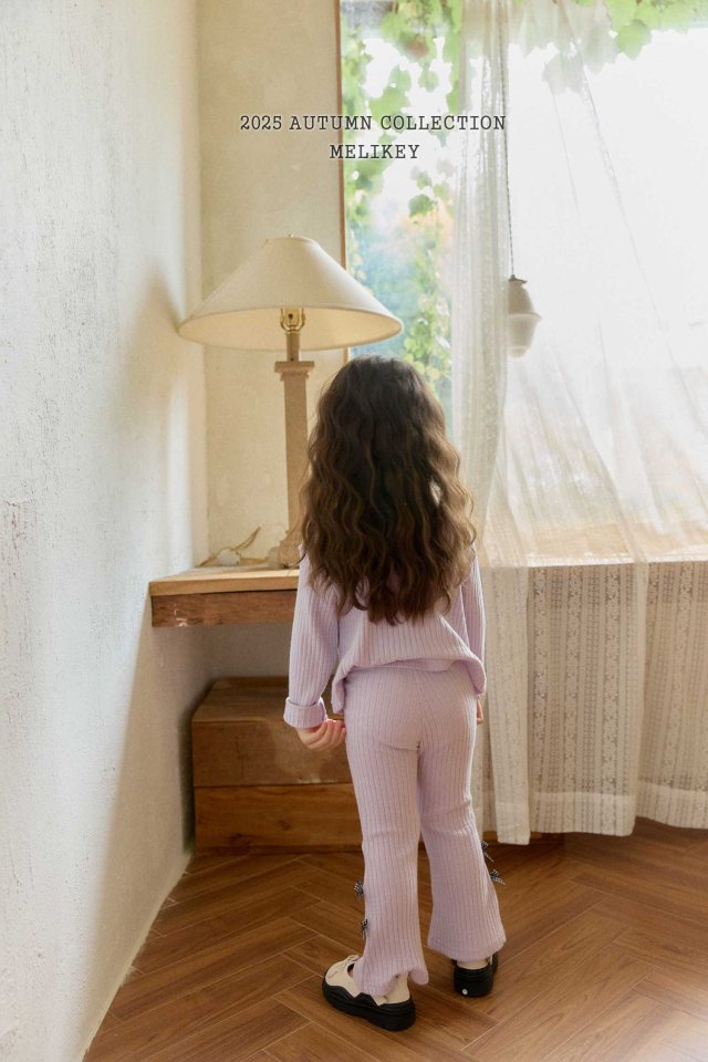 [PRE-ORDER] Popo Ribbon Boot-Cut Pants
