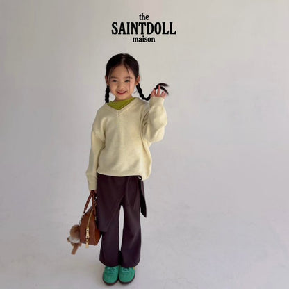 [PRE-ORDER] Wrap Boot-Cut Pants (Mom Couple)