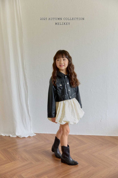 [PRE-ORDER] Faux Leather Short Jacket