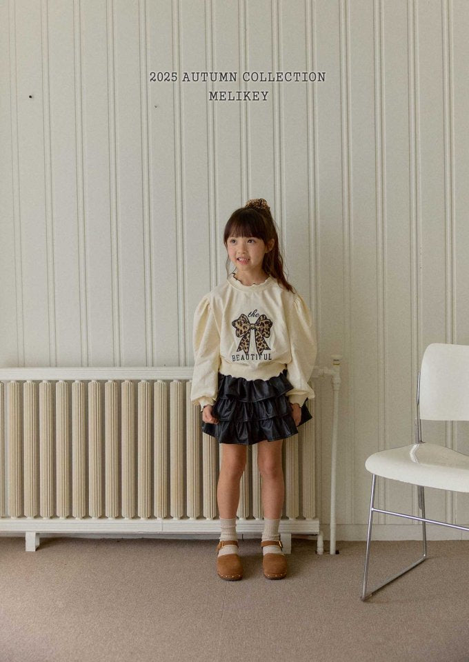 [PRE-ORDER] Leopard Ribbon Sweatshirts