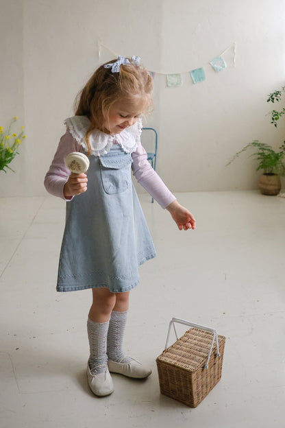 Eva Dress [Blue Denim/120/L(4-5yr)]