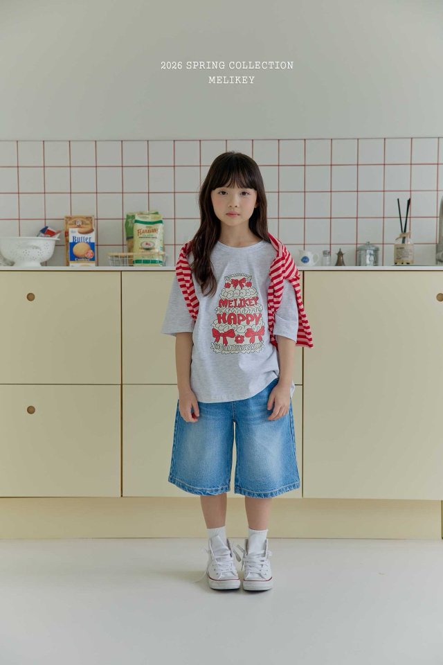 Cake T-Shirts [Pink/JS(8-9yr)]