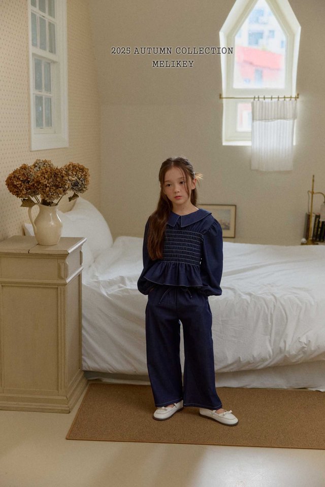 [PRE-ORDER] Smocking Collar Blouse