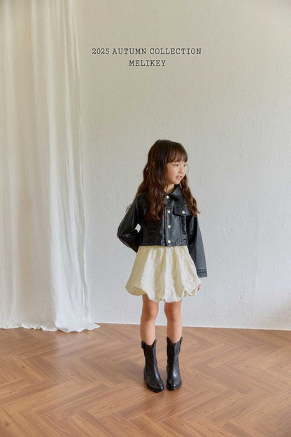 [PRE-ORDER] Faux Leather Short Jacket