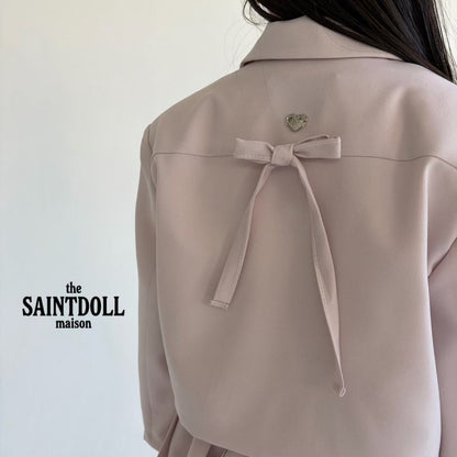 [PRE-ORDER] Back Ribbon Shorts Jacket