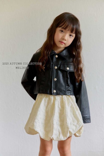 [PRE-ORDER] Faux Leather Short Jacket