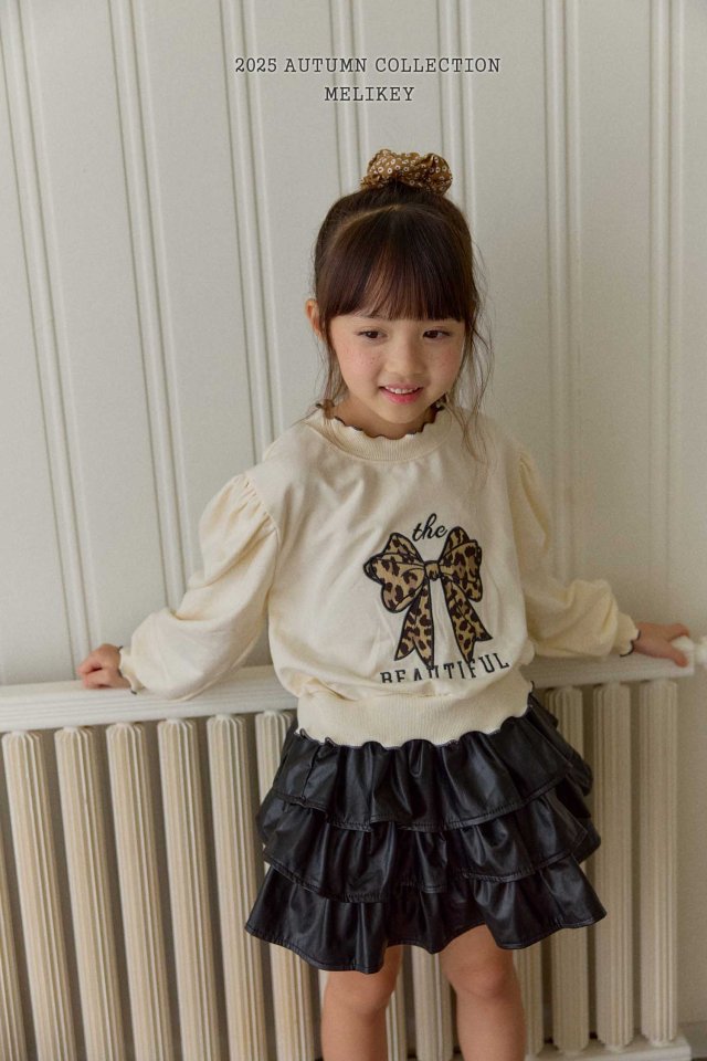 [PRE-ORDER] Leopard Ribbon Sweatshirts