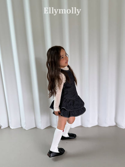 [PRE-ORDER] Mona Frill Denim Dress