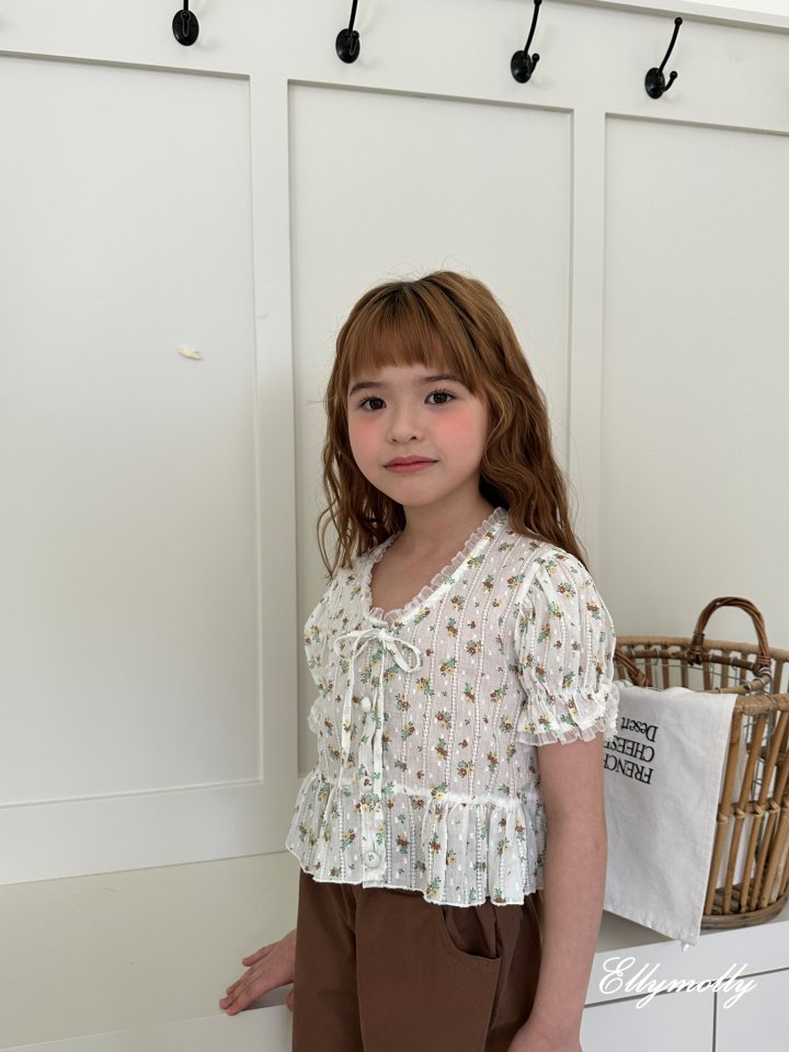 [PRE-ORDER] Flower Eyelet Blouse
