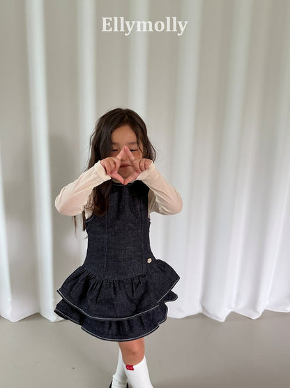 [PRE-ORDER] Mona Frill Denim Dress