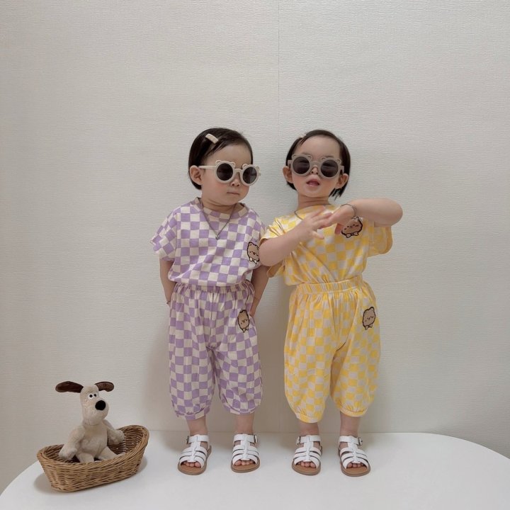 [PRE-ORDER] Ribbon Bear Top Bottom Set