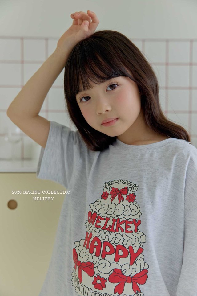 Cake T-Shirts [Pink/JS(8-9yr)]