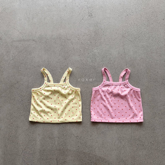 [PRE-ORDER] Heart Ribbed Tank Top