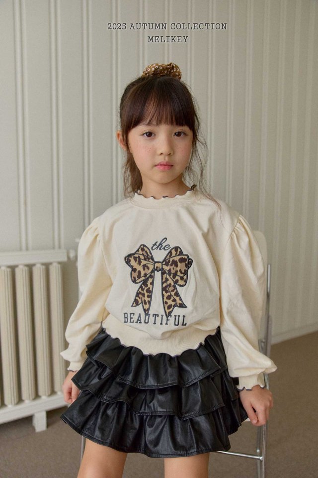 [PRE-ORDER] Leopard Ribbon Sweatshirts